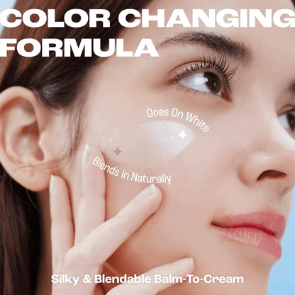 🌟Cream Stick V White Korean Color-Changing Foundation Stick with Volufiline+ Free Brush