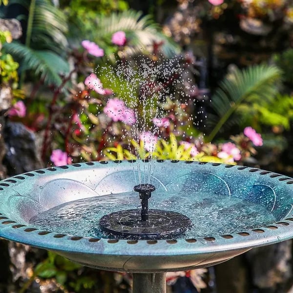 🎁☀️Solar Bird Bath Fountain Pump with 4 Nozzles