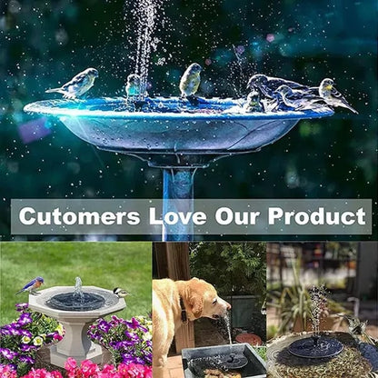 🎁☀️Solar Bird Bath Fountain Pump with 4 Nozzles